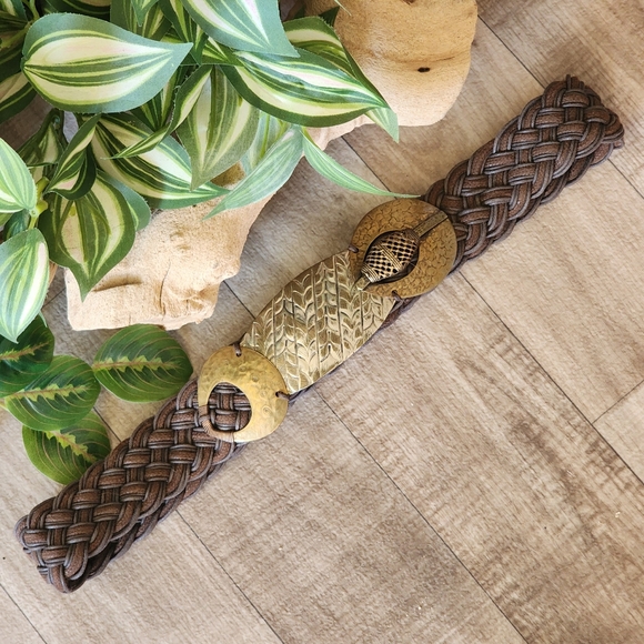 Majorie Baer Braided Mixed Metal Belt main image 7